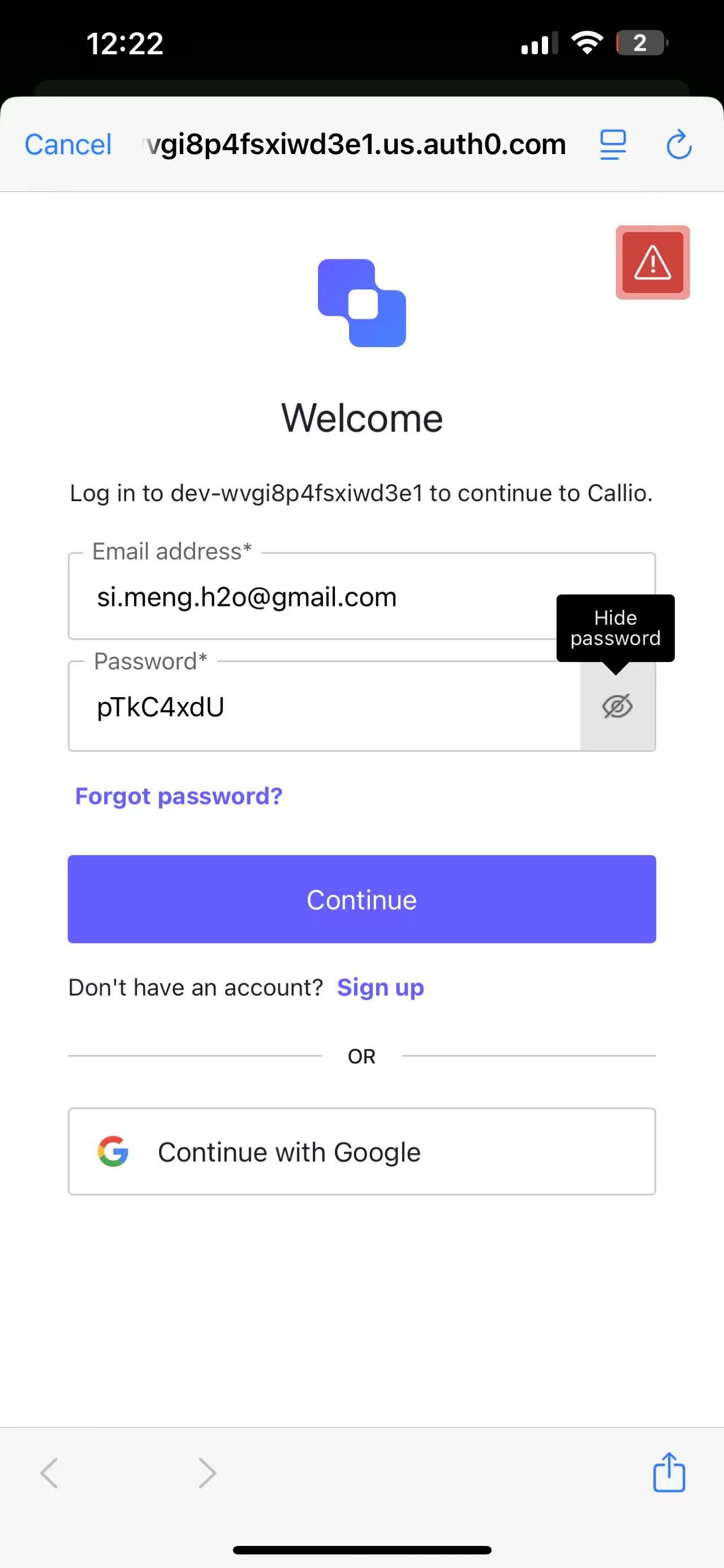 Callio Number screenshot